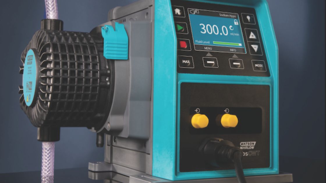 Qdos CWT Chemical Metering Pump Doses Chlorine Without Fail for over 15,000 Hours