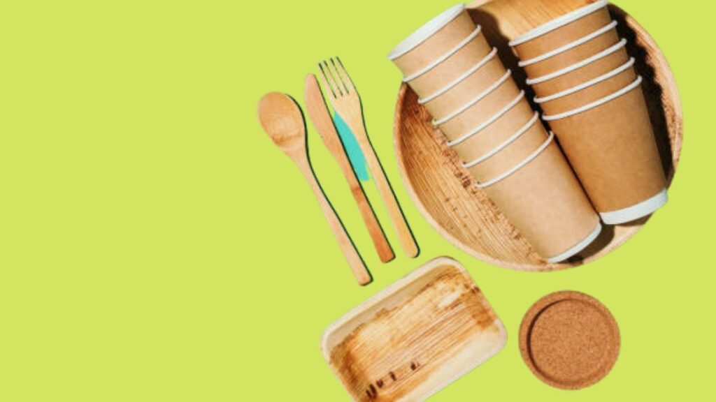 Bamboo tableware and cutlery