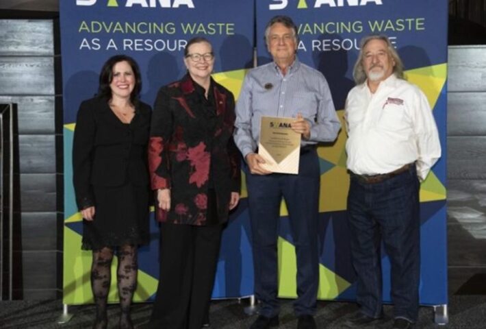 Vice president of qed environmental systems honored with prestigious industry award