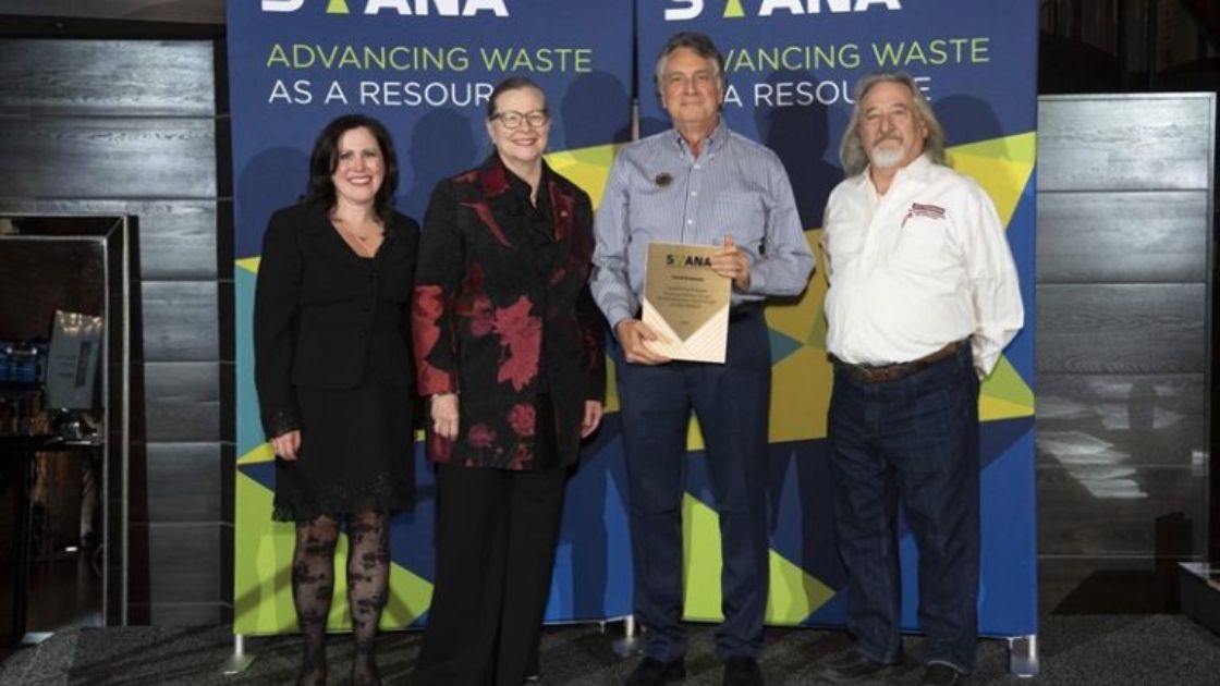 Vice president of qed environmental systems honored with prestigious industry award