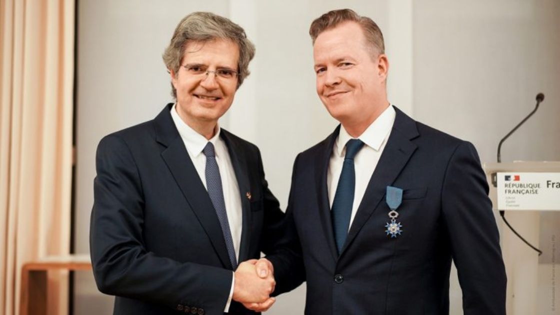 Order national du merite: oliver hermes receives french national order of merit