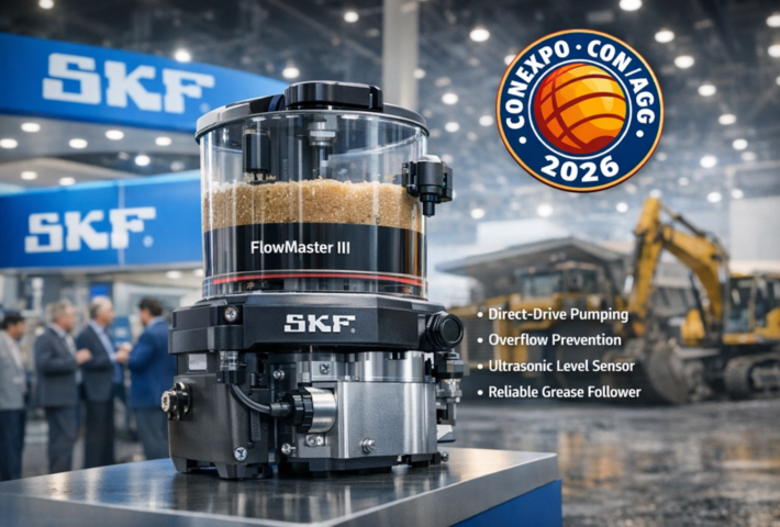 SKF Debuts FlowMaster III Lubrication Pump at CONEXPO-CON/AGG 2026