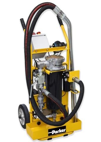 Parker GLFTrolley Portable Hydraulic Fluid Filtration – Remove Water & Contaminants